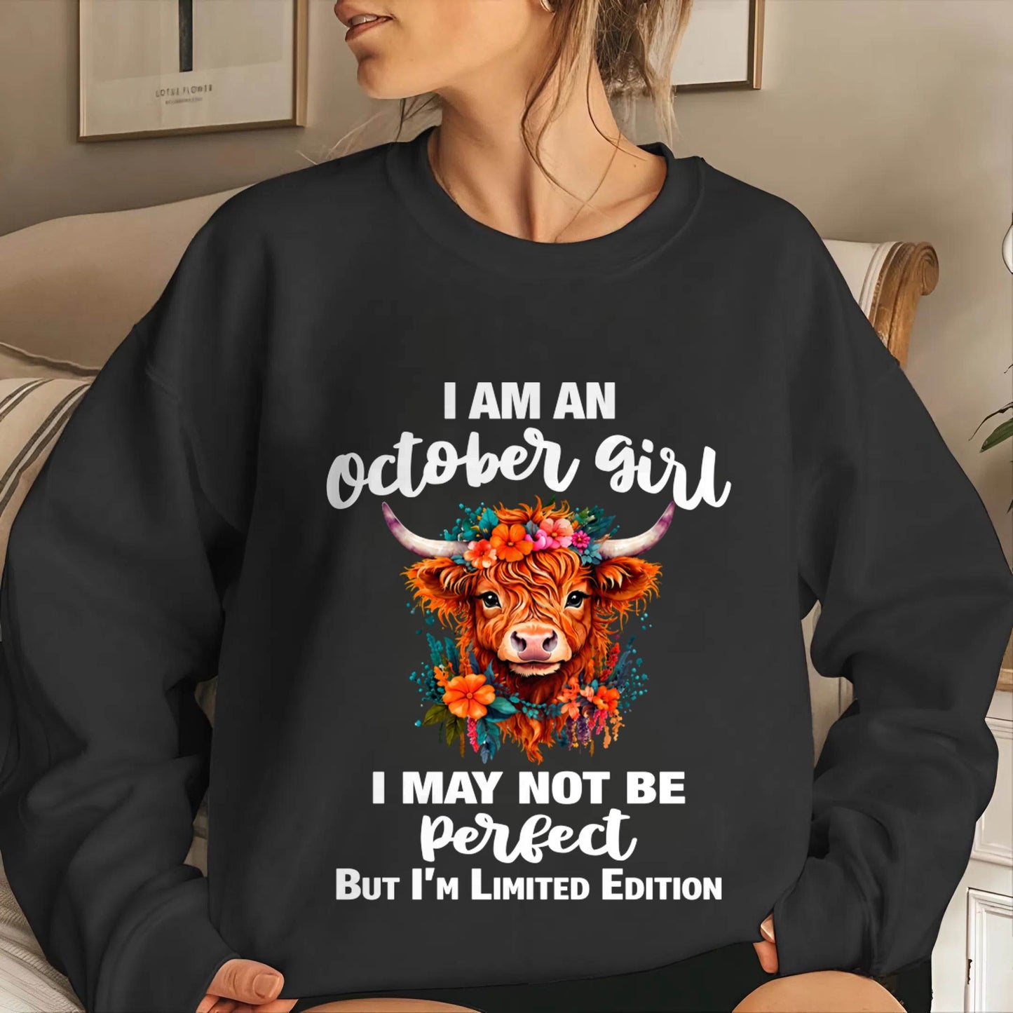 OCTOBER GIRL ONE OF A KIND TEE - FOR WOMEN - TLEE10 (SKU2607-296-10)