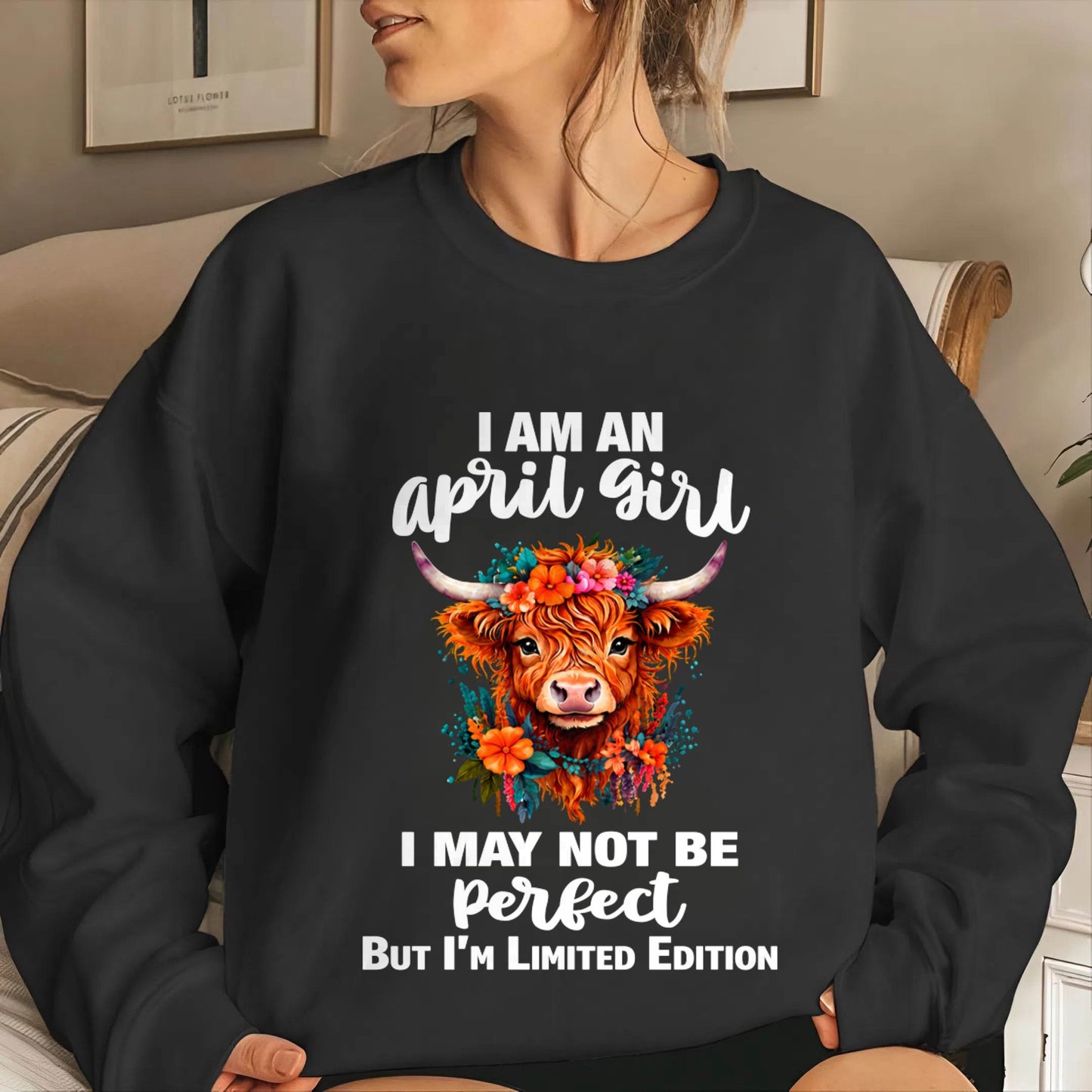 APRIL GIRL ONE OF A KIND TEE - FOR WOMEN - TLEE04 (SKU2607-296-04)