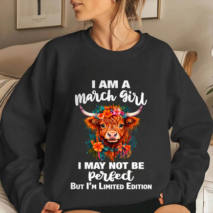 MARCH GIRL ONE OF A KIND TEE - FOR WOMEN - TLEE03 (SKU2607-296-03)