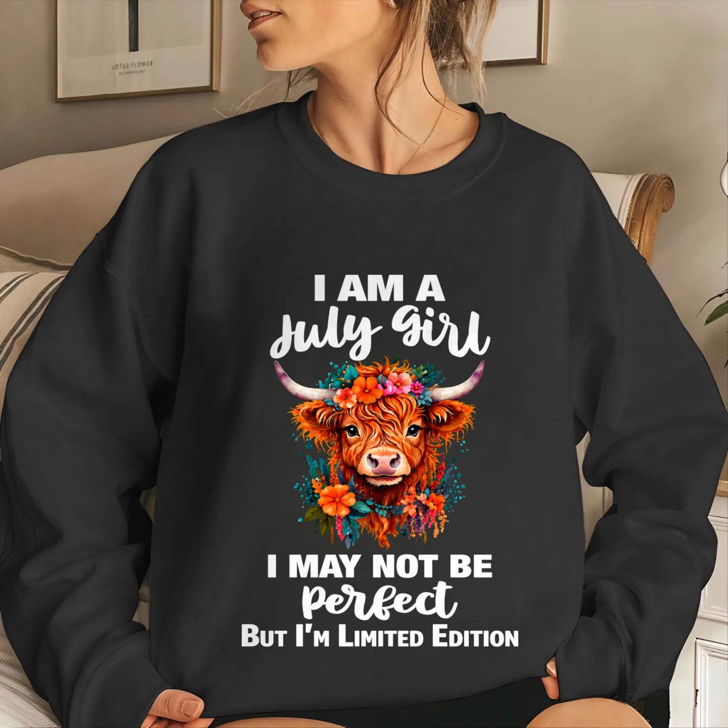 JULY GIRL ONE OF A KIND TEE - FOR WOMEN - TLEE07 (SKU2607-296-07)