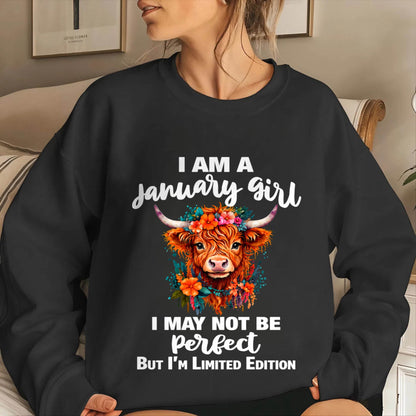 JANUARY GIRL ONE OF A KIND TEE - FOR WOMEN - TLEE01 (SKU2607-296-01)