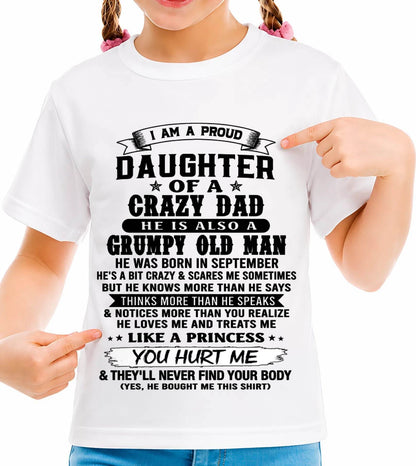 SEPTEMBER - PROUD DAUGHTER OF DAD - FROM DAD - TLEE09 (SKU2606-209-09)