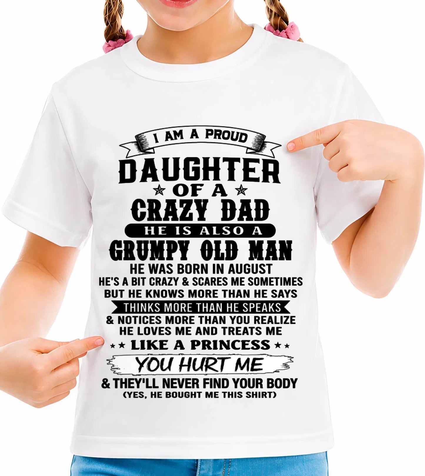 AUGUST - PROUD DAUGHTER OF DAD - FROM DAD - TLEE08 (SKU2606-209-08)