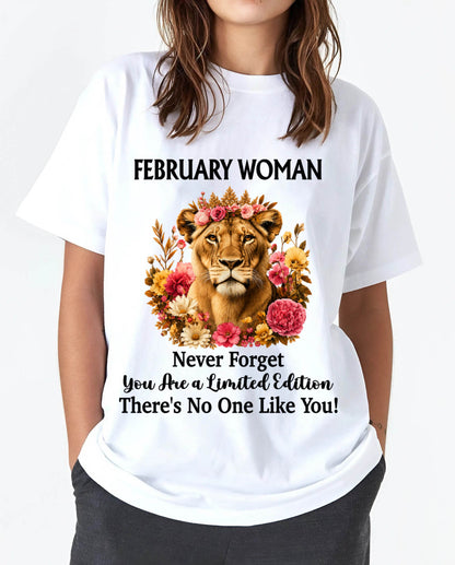 FEBRUARY WOMAN – PROUD TO BE DIFFERENT - FOR WOMEN - TLEE02 (SKU2607-74-02)