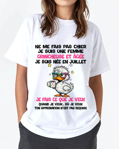 JE SUIS UNE FILLE DE JUILLET - POUR FEMME - TLEE07 (SKU2604-117-07)