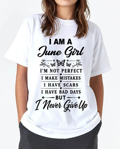 JUNE GIRL NEVER GIVE UP - FOR WOMEN - TLEE06 (SKU2606-378-06)
