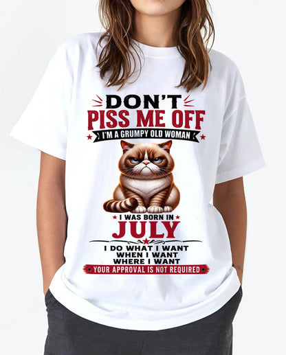 JULY – ZERO PATIENCE FUNNY CAT - FOR WOMEN - TLEE07 (SKU2608-291-07)