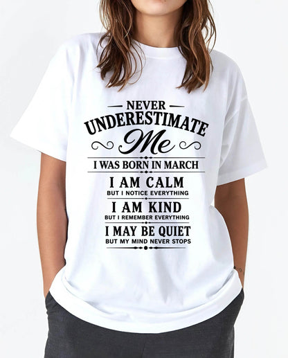 MARCH GIRL : CALM, KIND, UNFORGETTABLE - FOR WOMEN - TLEE03 (SKU2606-139-03)