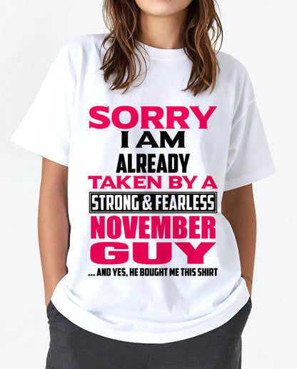 MY NOVEMBER GUY BOUGHT ME THIS SHIRT - FROM HUSBAND - TLEE11 (SKU2605-65-11)