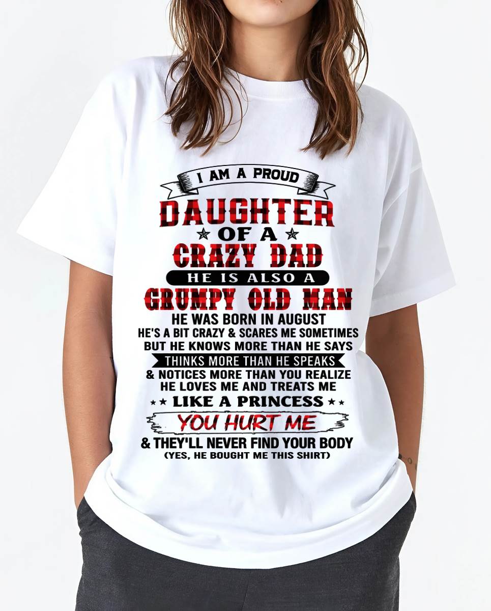 AUGUST - EVERY PRINCESS HAS A CRAZY DAD - FROM DAD - TLEE08 (SKU2608-627-08)