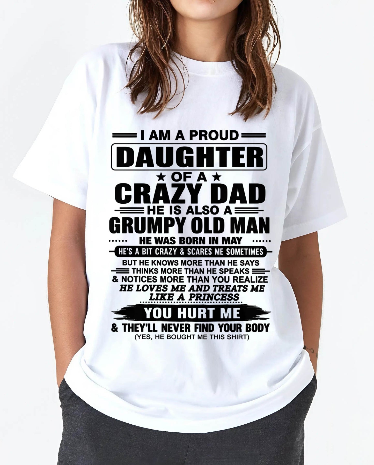 MAY DAD - GRUMPY OLD MAN, LOVING FATHER - FROM DAD - TLEE05 (SKU2606-302-05)