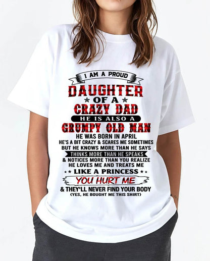 APRIL - EVERY PRINCESS HAS A CRAZY DAD - FROM DAD - TLEE04 (SKU2608-627-04)