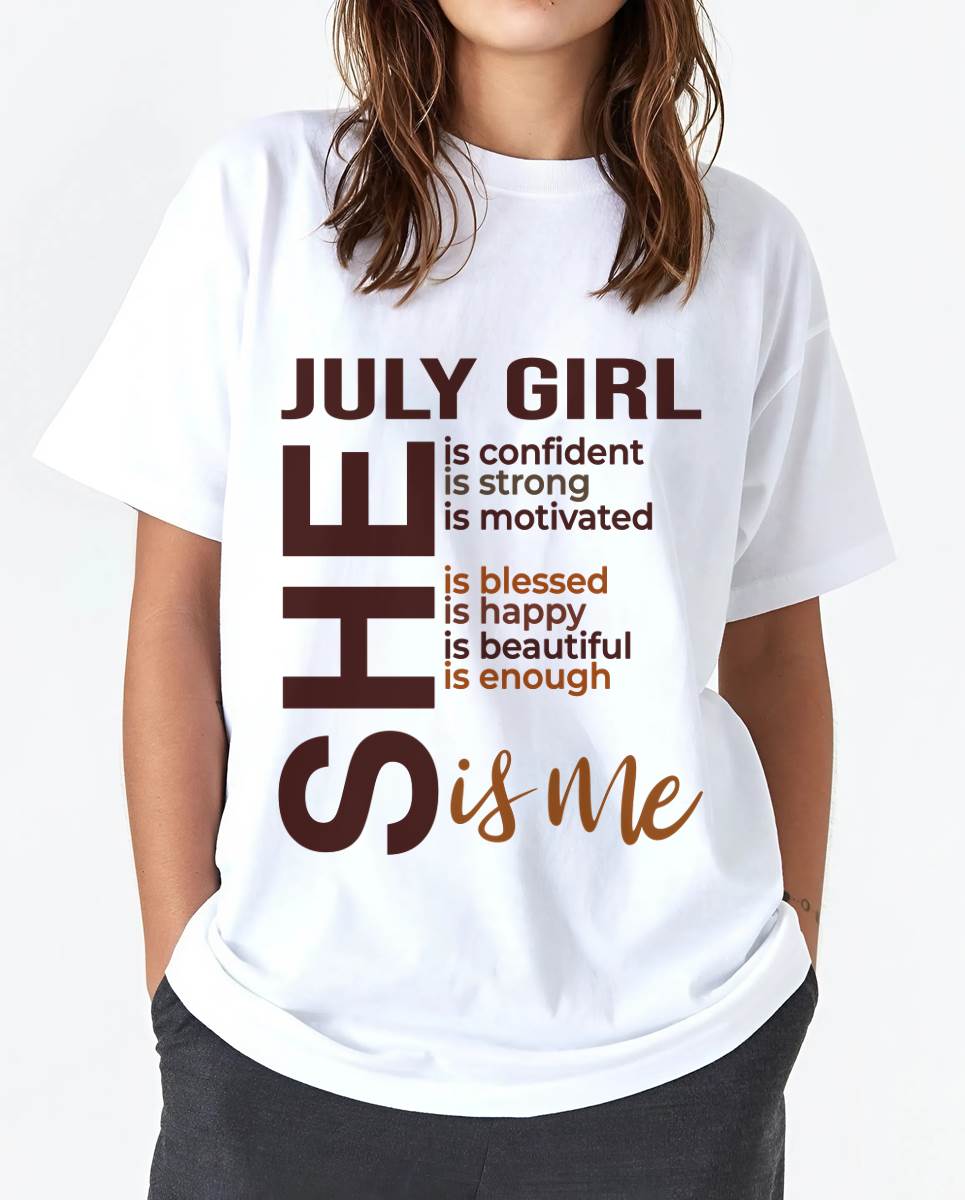 JULY BORN GIRL – CONFIDENT & STRONG - FOR WOMEN - TLEE07 (SKU2605-04-07)