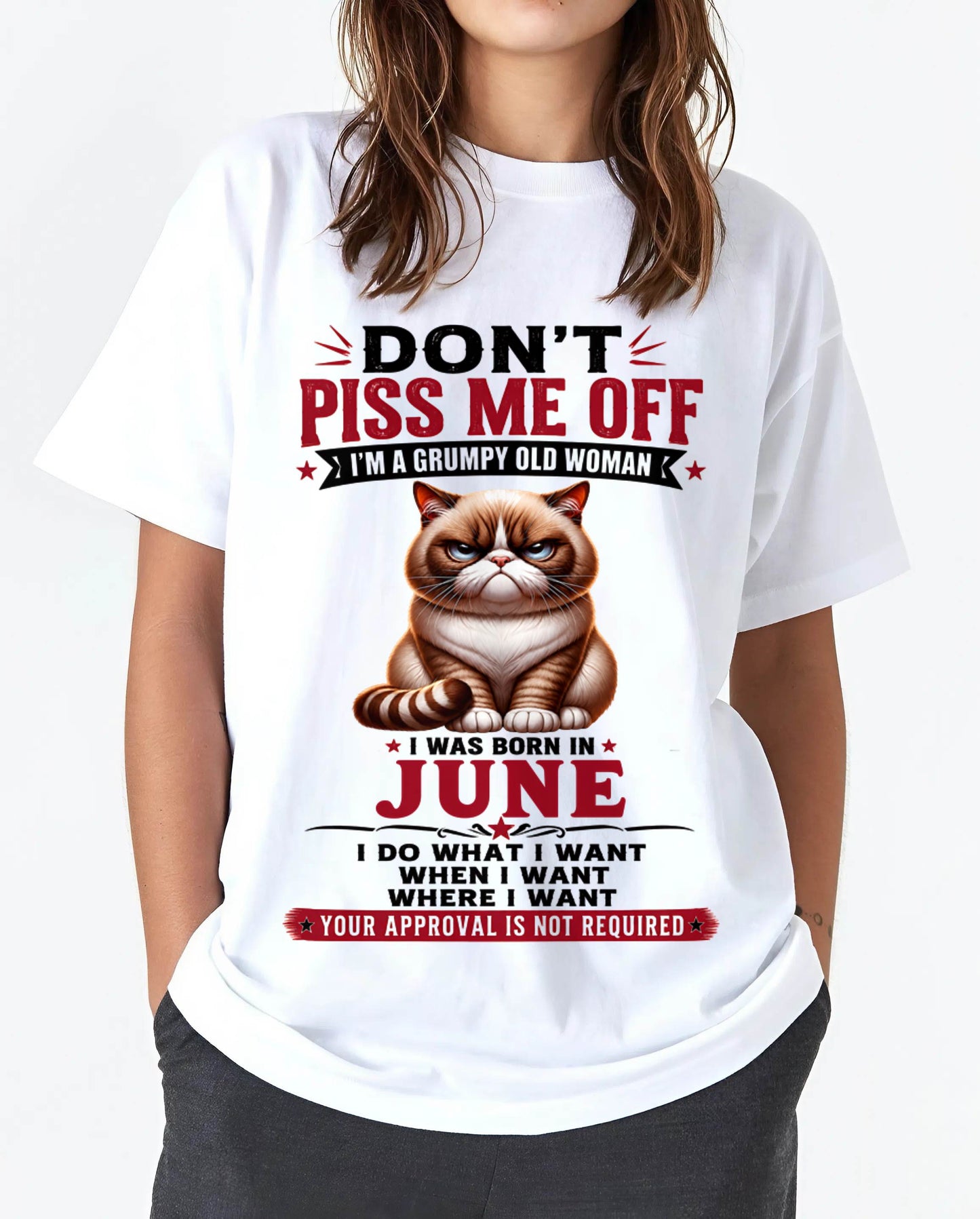 JUNE – ZERO PATIENCE FUNNY CAT - FOR WOMEN - TLEE06 (SKU2608-291-06)