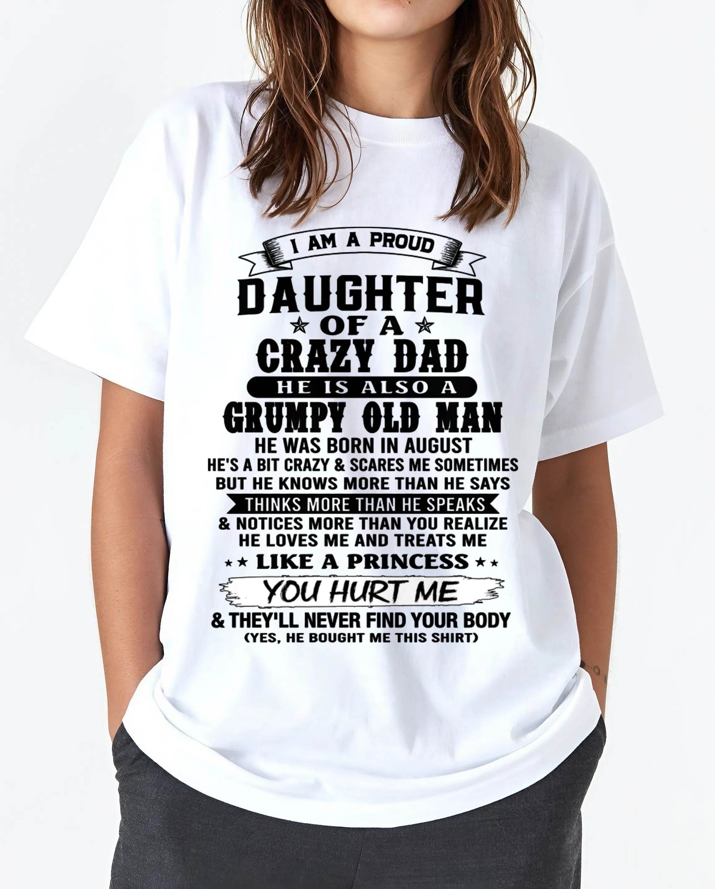 AUGUST - PROUD DAUGHTER OF DAD - FROM DAD - TLEE08 (SKU2606-209-08)