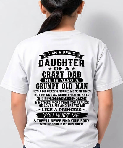 FUNNY DAD AND DAUGHTER SHIRT - FROM DAD - TLEE00 (SKU2606-394-00)