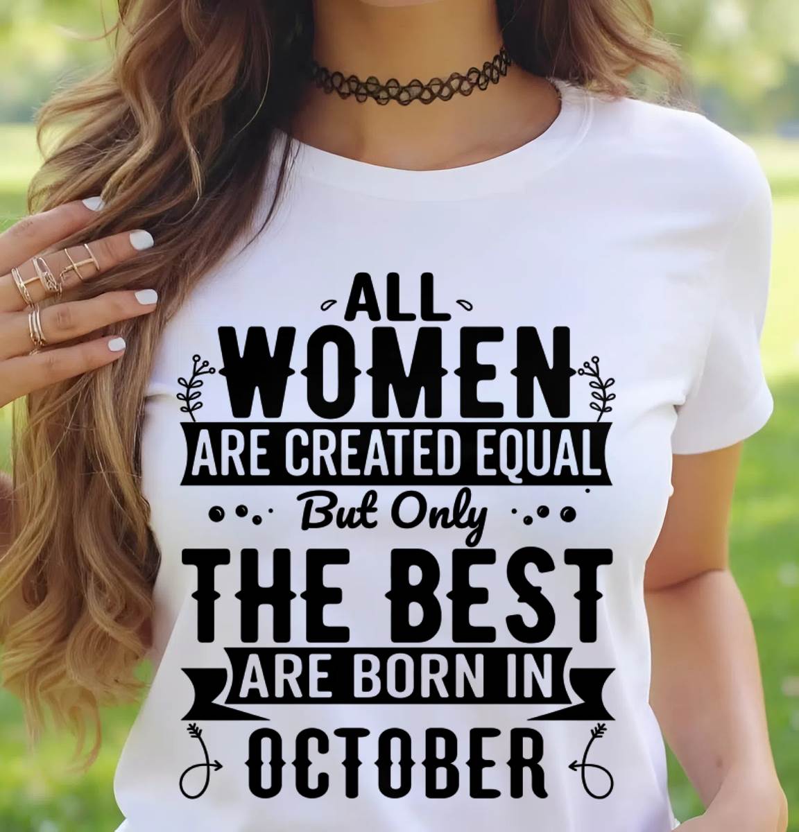OCTOBER WOMEN ARE THE BEST KIND - FOR WOMEN - TLEE10 (SKU2605-398-10)