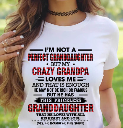 PRICELESS GRANDDAUGHTER - FROM GRANDPA - TLEE00 (SKU2608-446-00)