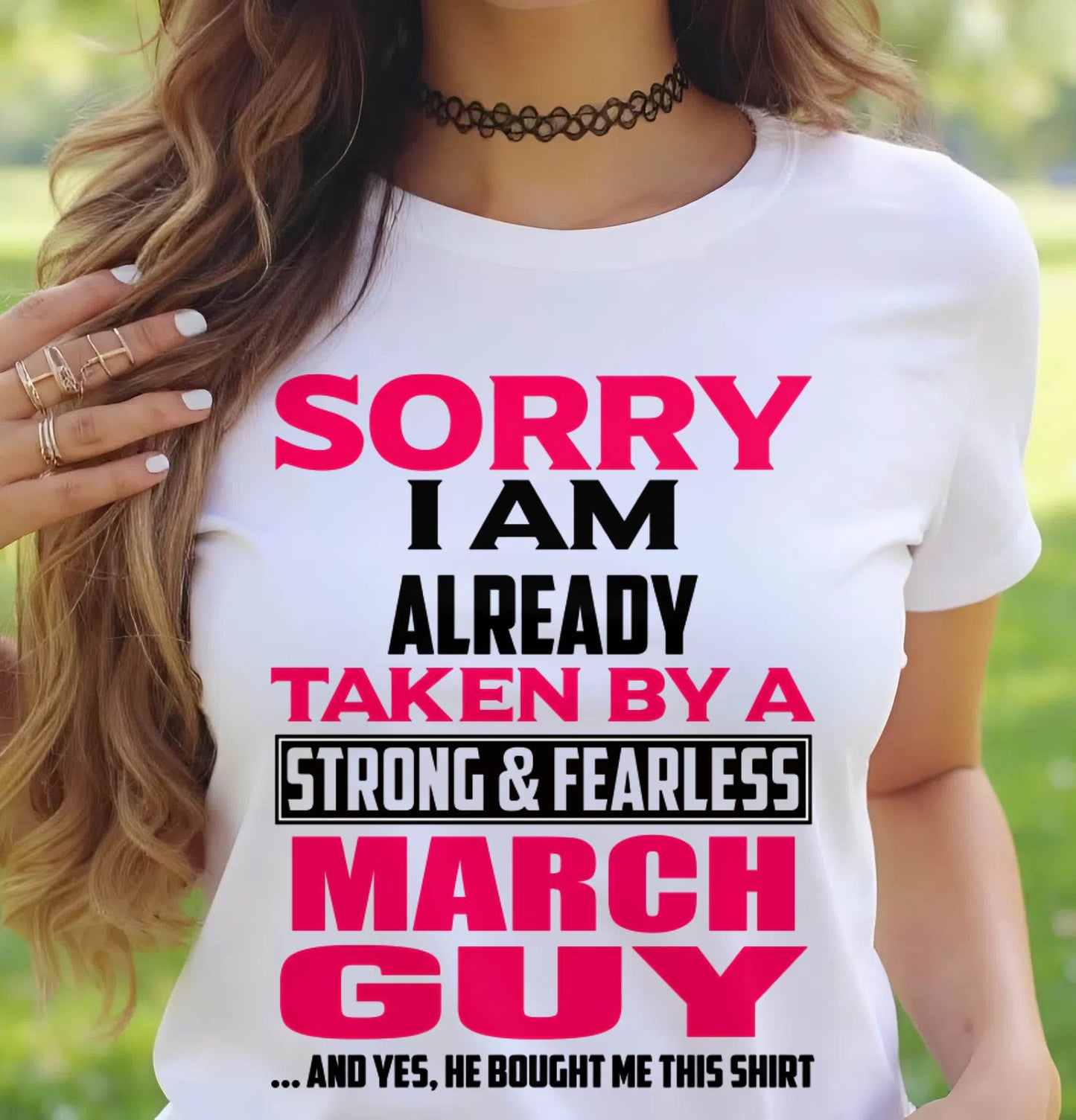 MY MARCH GUY BOUGHT ME THIS SHIRT - FROM HUSBAND - TLEE03 (SKU2605-65-03)