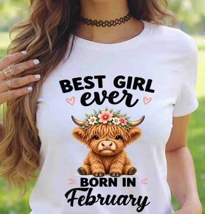 FEBRUARY - BEST GIRL EVER - FOR WOMEN - TLEE02 (SKU2607-198-02)