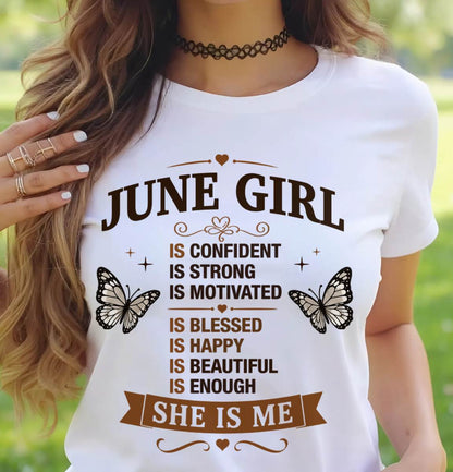 JUNE GIRL – FAITH, STRENGTH & BEAUTY - FOR WOMEN - TLEE06 (SKU2605-378-06)