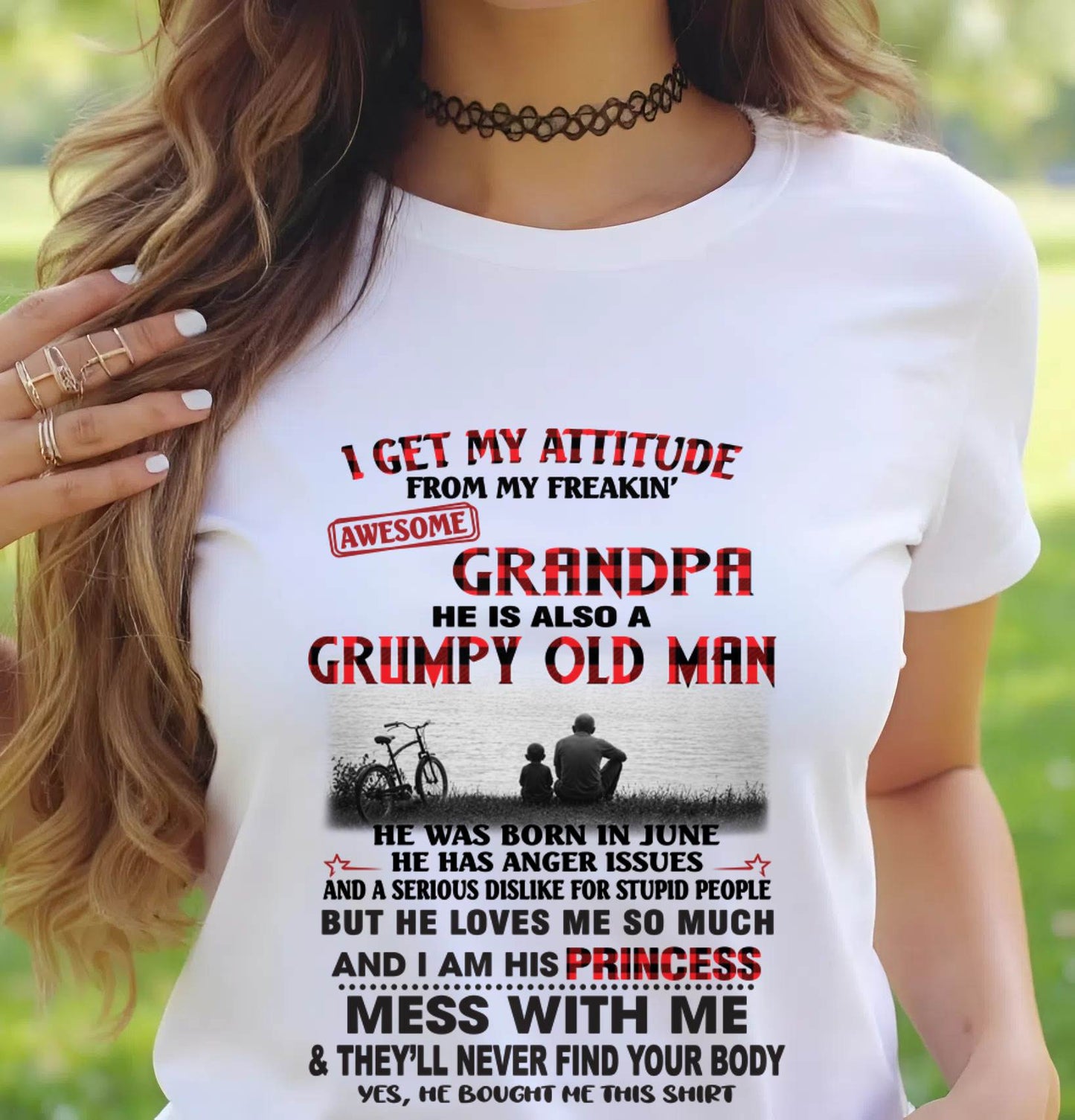 JUNE GRANDPA - GRUMPY • AWESOME • PROTECTIVE - FROM GRANDPA - TLEE06 (SKU2605-176-06)