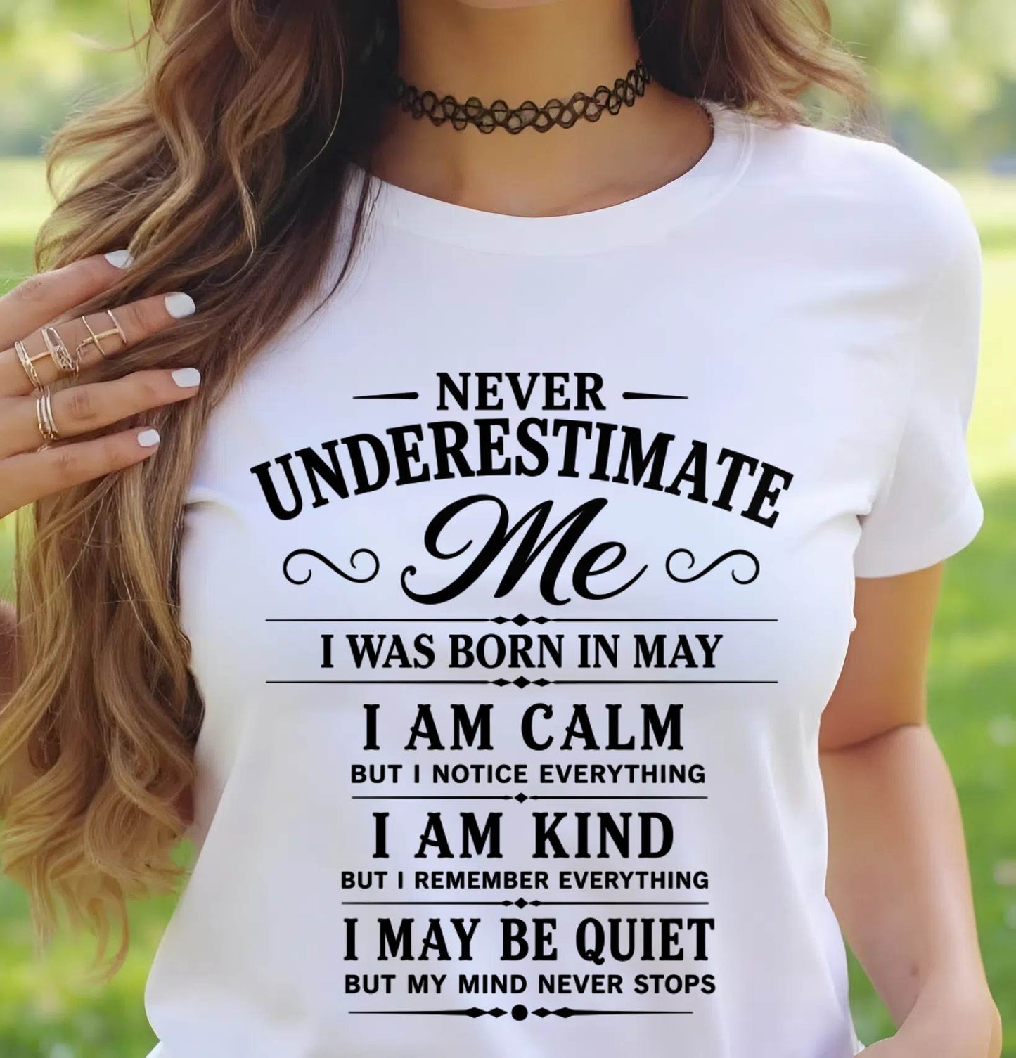 MAY GIRL : CALM, KIND, UNFORGETTABLE - FOR WOMEN - TLEE05 (SKU2606-139-05)