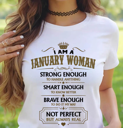 JANUARY WOMAN – BOLD STRONG REAL - FOR WOMEN - TLEE01 (SKU2605-90-01)