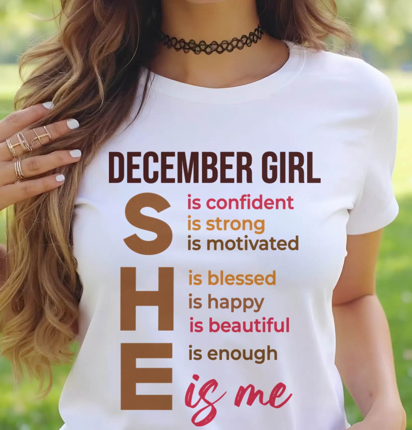 DECEMBER GIRL - SHE IS ME - FOR WOMEN - TLEE12 (SKU2607-164-12)