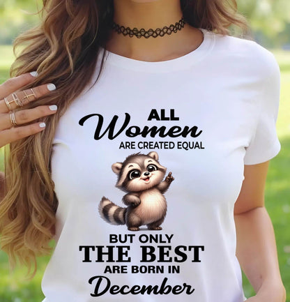 DECEMBER BORN WOMEN ARE THE BEST - FOR WOMEN - TLEE12 (SKU2604-78-12)