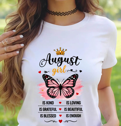AGUST GIRL BUTTERFLY SHIRT - FOR WOMEN - TLEE08 (SKU2608-593-08)