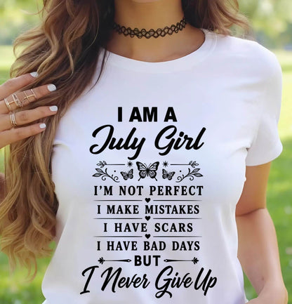 JULY GIRL NEVER GIVE UP - FOR WOMEN - TLEE07 (SKU2606-378-07)