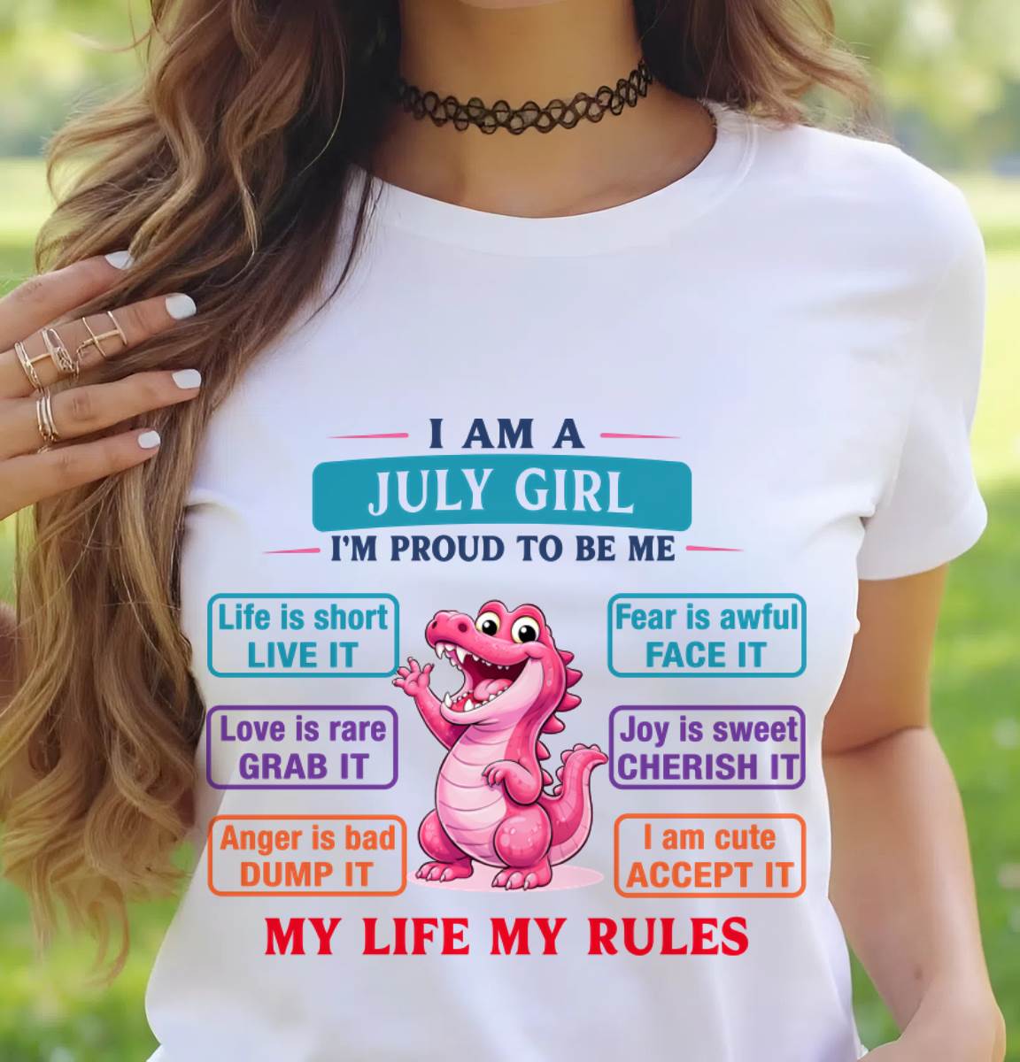 JULY GIRL – MY LIFE MY RULES - FOR WOMEN - TLEE07 (SKU2604-245-07)