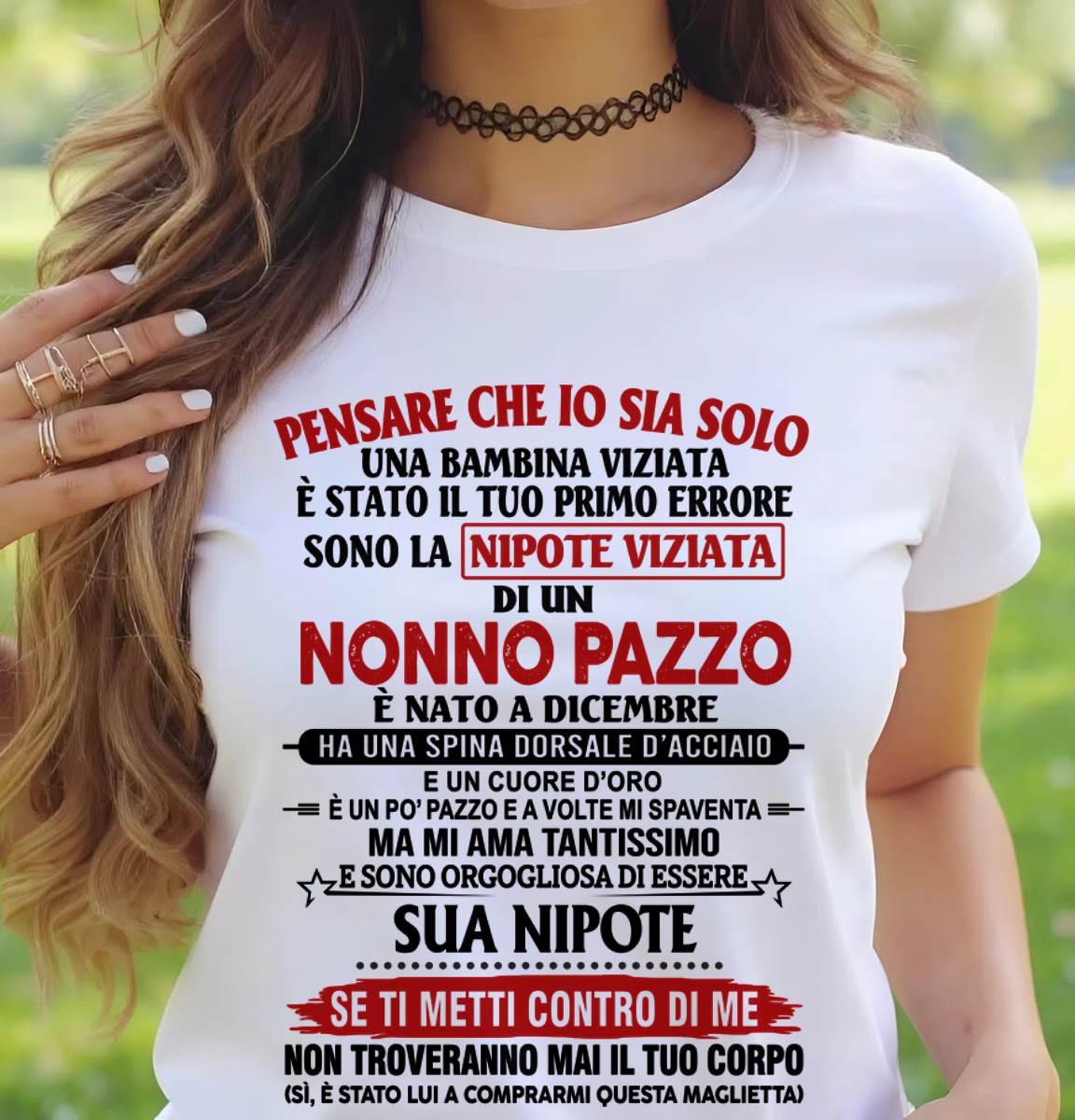 NONNO PAZZO NATO A DICEMBRE - DAL NONNO - TLEE12 (SKU2605-333-12)