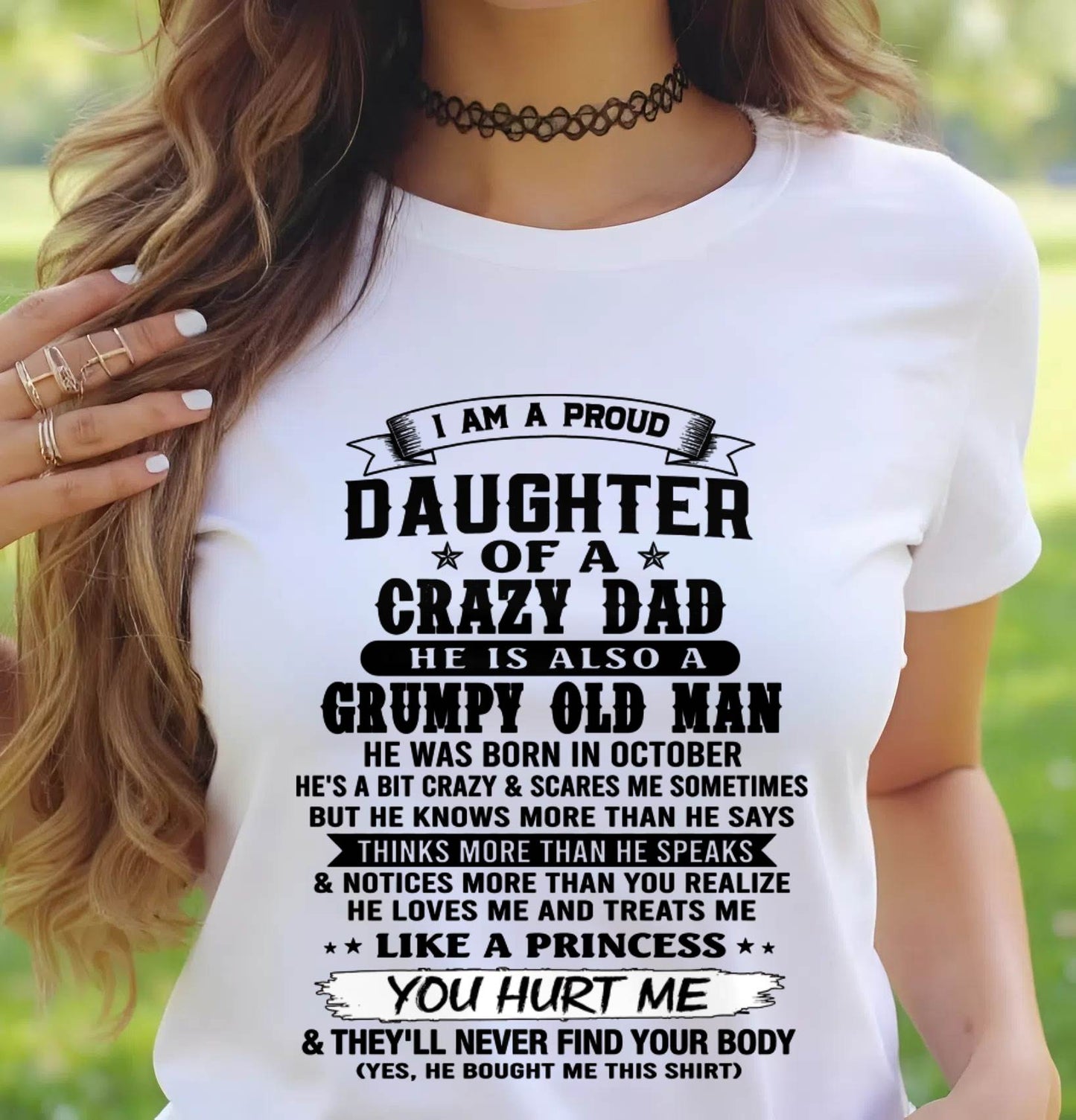 OCTOBER - PROUD DAUGHTER OF DAD - FROM DAD - TLEE10 (SKU2606-209-10)