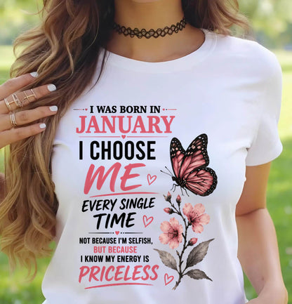 JANUARY QUEEN – I CHOOSE ME EVERY SINGLE TIME - FOR WOMEN - TLEE01 (SKU2606-02-01)