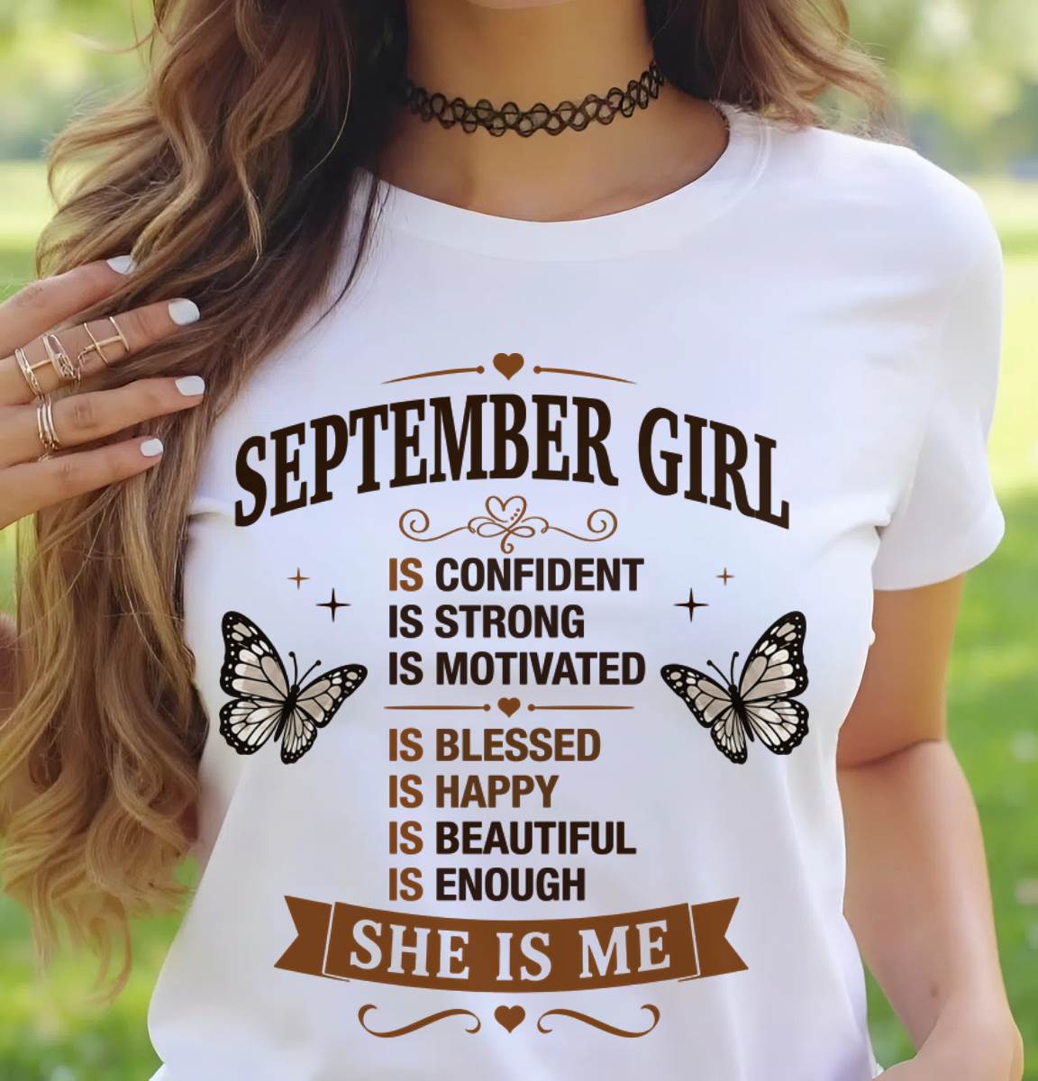 SEPTEMBER GIRL – FAITH, STRENGTH & BEAUTY - FOR WOMEN - TLEE09 (SKU2605-378-09)