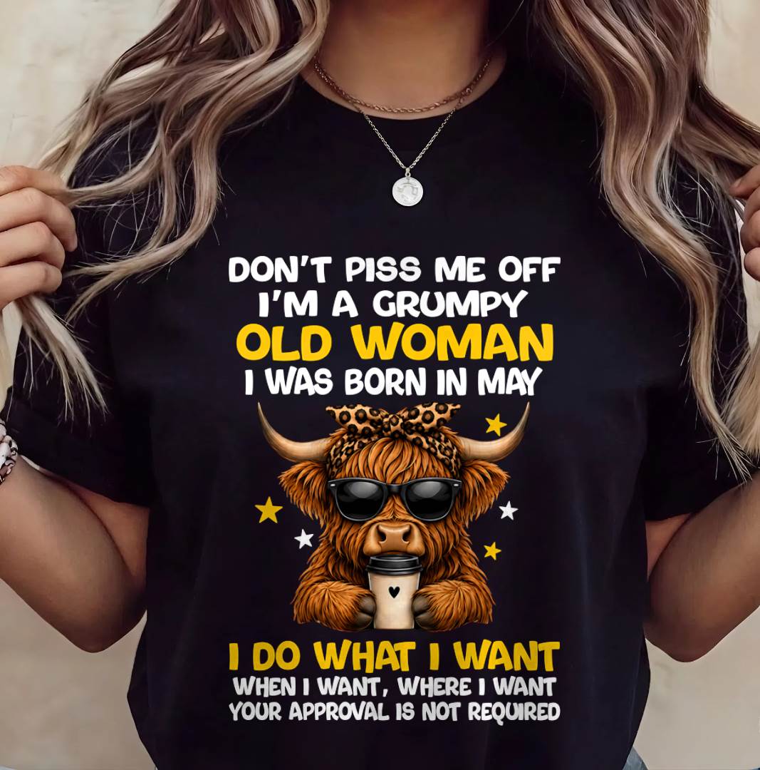 MAY BORN WOMAN FUNNY SHIRT - FOR WOMEN - TLEE05 (SKU2607-217-05)