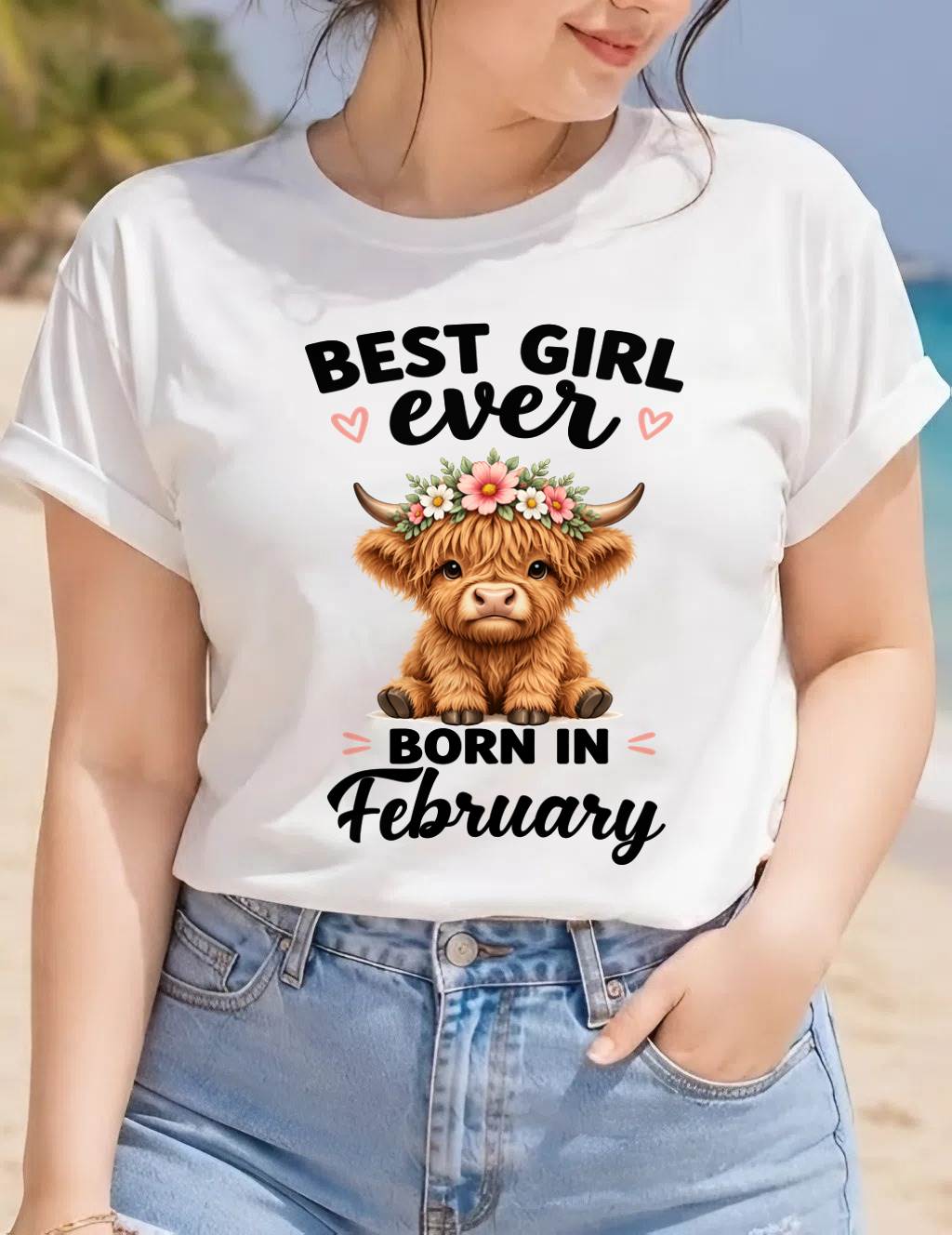 FEBRUARY - BEST GIRL EVER - FOR WOMEN - TLEE02 (SKU2607-198-02)