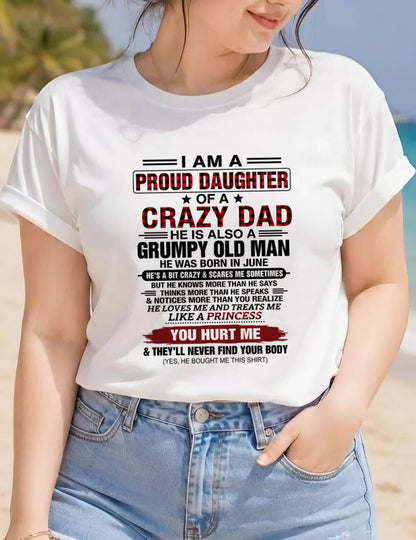 JUNE - BEST DAD BEST DAUGHTER SHIRT - FROM DAD - TLEE06 (SKU2608-27-06)