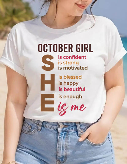 OCTOBER GIRL - SHE IS ME - FOR WOMEN - TLEE10 (SKU2607-164-10)