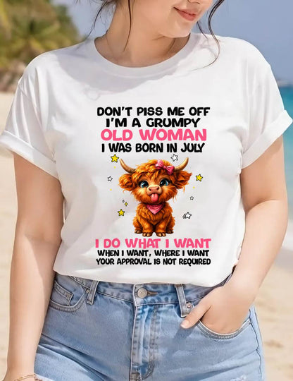 JULY GRUMPY LADY SHIRT - FOR WOMEN - TLEE07 (SKU2607-215-07)