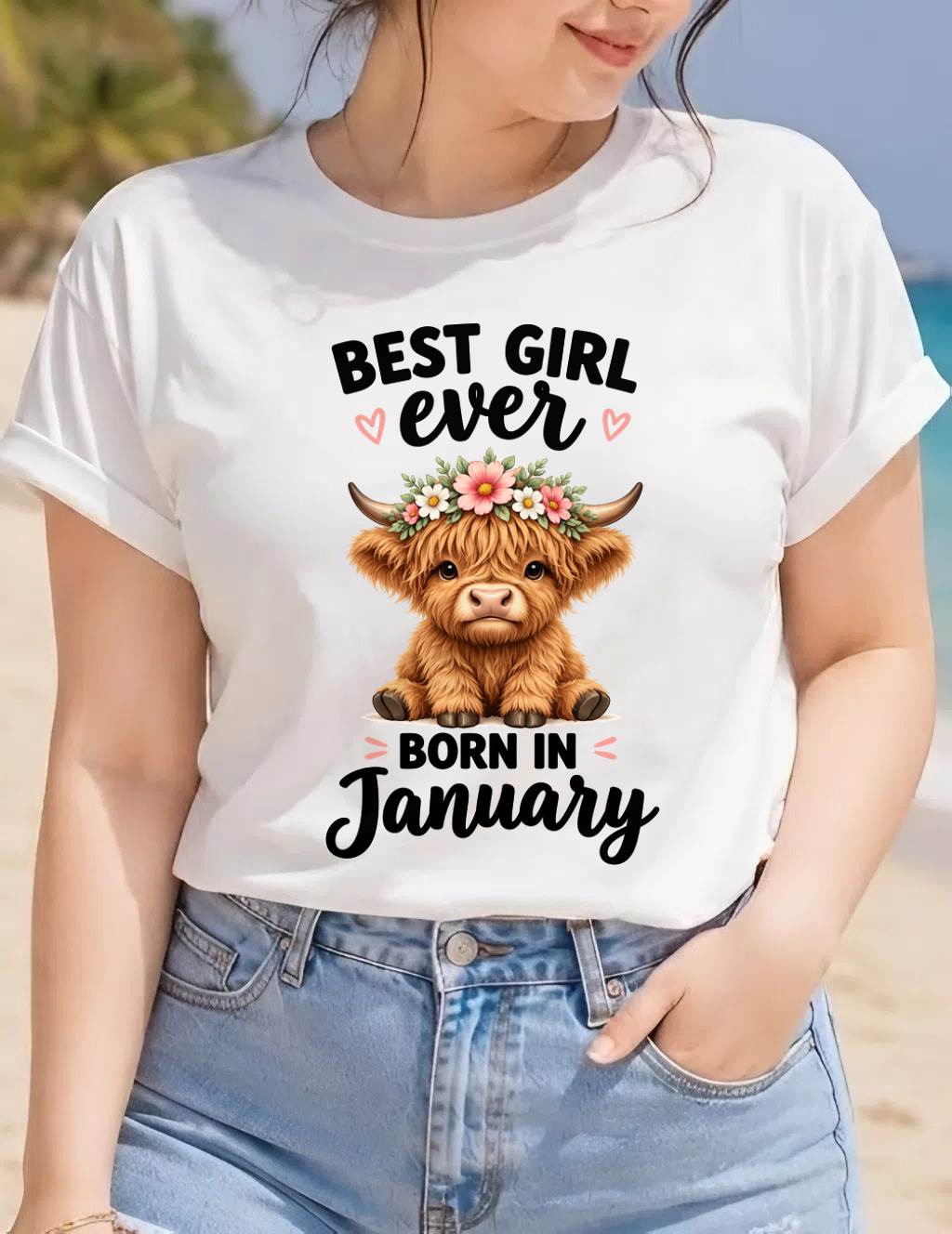 JANUARY - BEST GIRL EVER - FOR WOMEN - TLEE01 (SKU2607-198-01)