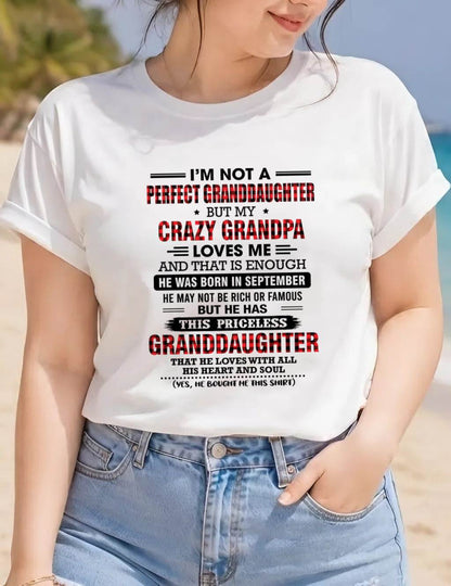 SEPTEMBER - PRICELESS GRANDDAUGHTER - FROM GRANDPA - TLEE09 (SKU2608-446-09)