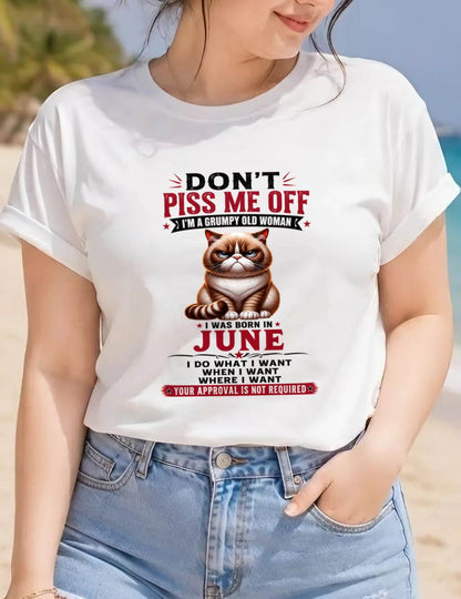 JUNE – ZERO PATIENCE FUNNY CAT - FOR WOMEN - TLEE06 (SKU2608-291-06)