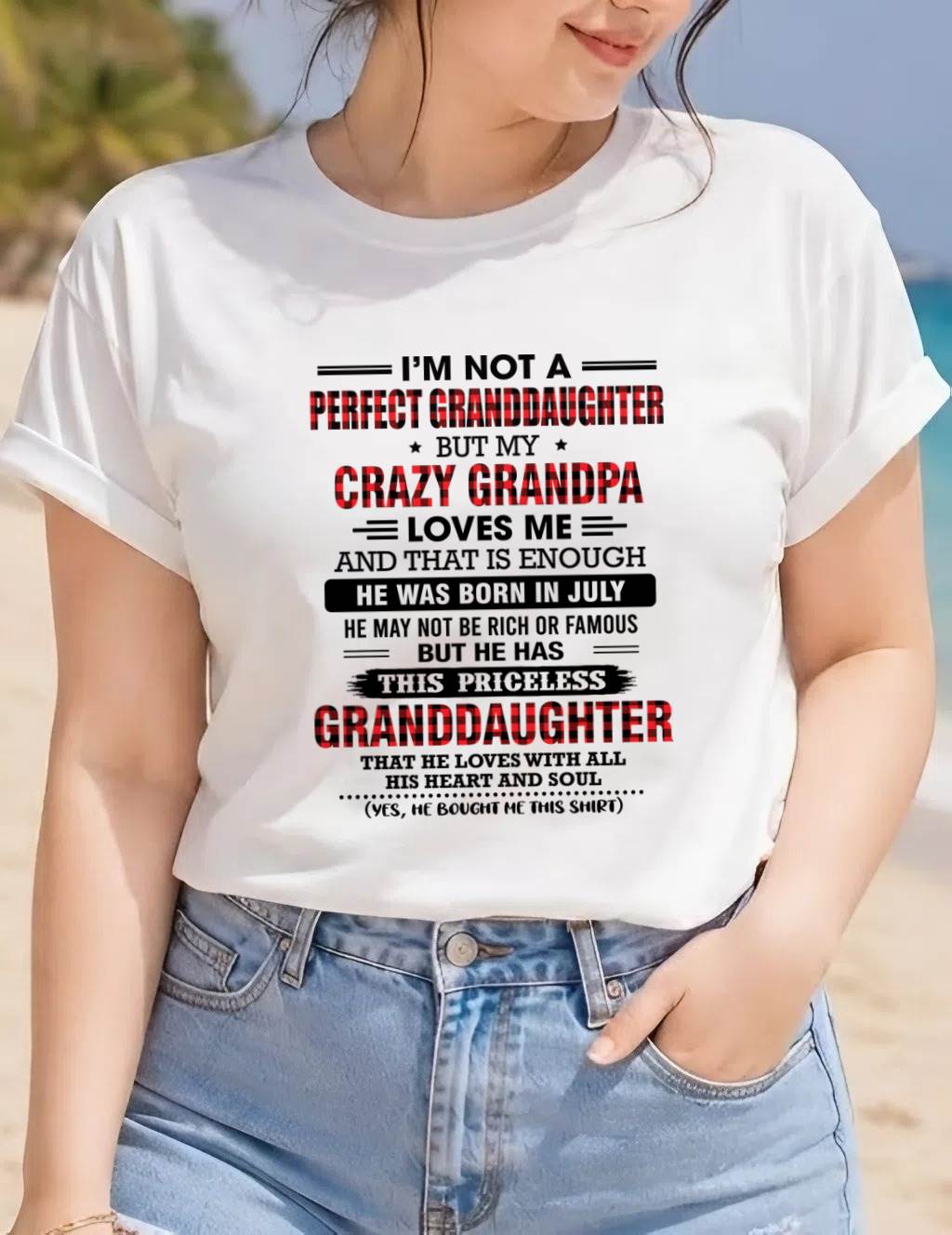 JULY - PRICELESS GRANDDAUGHTER - FROM GRANDPA - TLEE07 (SKU2608-446-07)