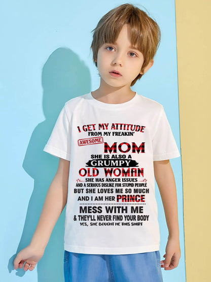 I GET MY ATTITUDE FROM MY FREAKIN' AWESOME MOM - FROM MOM - TLEE00 (SKU2603-156-00)