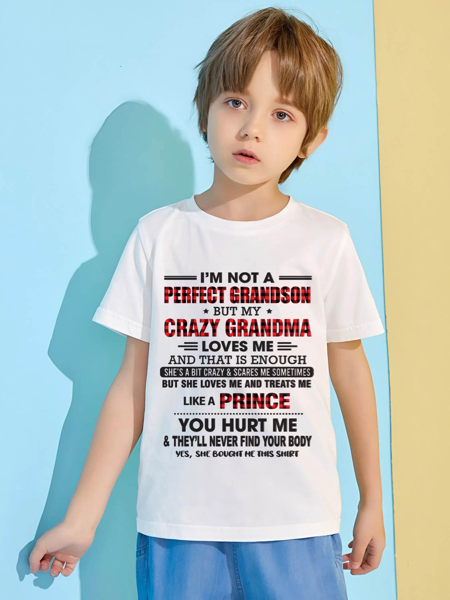 PROUD GRANDSON OF A CRAZY GRANDMA - FROM GRANDMA - TLEE00 (SKU2603-71-00)