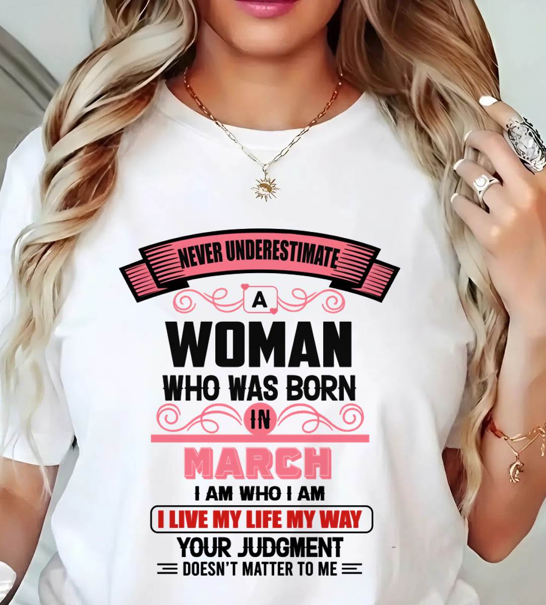 MARCH - I AM WHO I AM — CONFIDENT, INDEPENDENT, AND UNAPOLOGETIC - FOR WOMEN - TLEE03 (SKU2602-91-03)