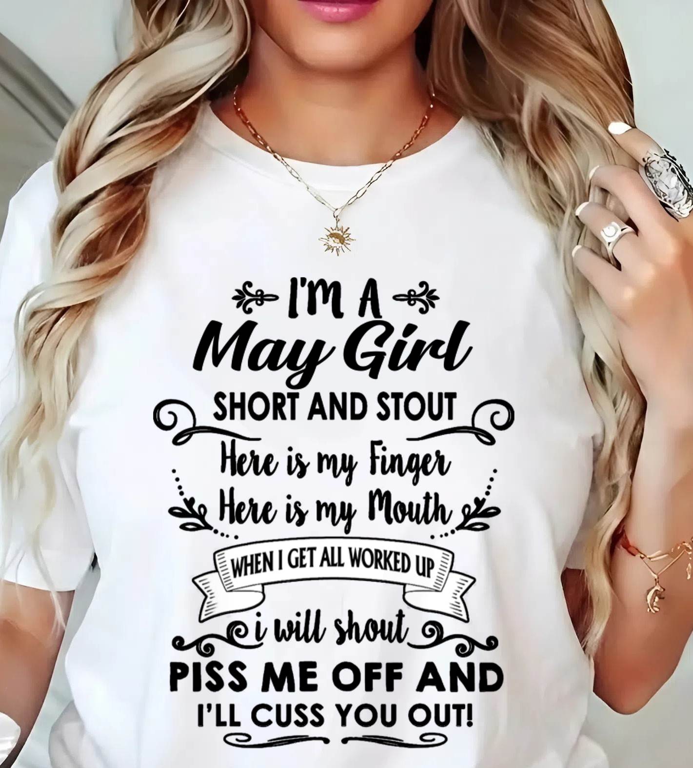 MAY GIRL - WITH AN ATTITUDE YOU SHOULDN’T TEST - FOR WOMEN - TLEE05 (SKU2602-61-05)